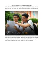 Thi THPT quốc gia 2017: 10 điểm mới đáng chú ý