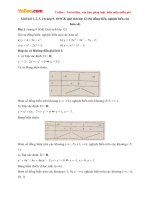 Giải bài tập trang 9, 10 SGK Giải tích lớp 12: Sự đồng biến, nghịch biến của hàm số