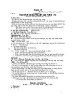 TOÀN tập GIÁO án lớp 3 TUẦN 13 năm 2016 (2) 