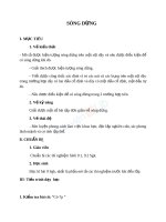 Giáo án vật lý 12 bài 9 sóng dừng 