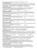 TỔNG HỢP ESTE TRONG ĐỀ THI ĐẠI HỌC 2012-2014