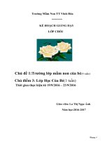 giao an Truong mam non tuan 1.3