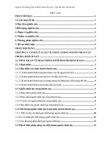 Nâng cao chất lượng nguồn nhân lực tại khách sạn sofitel plaza hà nội 