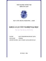 Giải pháp giữ vững và nâng cao chất lượng dịch vụ tại nhà hàng thuộc khách sạn essence hà nội hotel  spa 