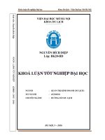 Phát triển sản phẩm du lịch sự kiện cho công ty du lịch hành trình phương đông 