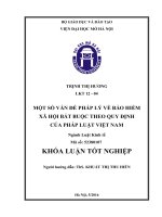 Một số vấn đề pháp lý về bảo hiểm xã hội bắt buộc theo quy định của pháp luật việt nam 