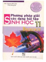 Phương pháp giải các dạng bài tập sinh học 11 phần 1 