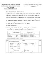 Hoa hoc 11_HDC_CHV Đề thi, đáp án (đề xuất) trại hè hùng vương MỚI Nhất