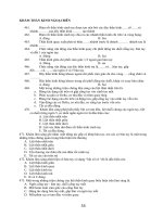 trắc nghiệm KHÁM THẦN KINH NGOẠI BIÊN