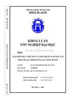 Giải pháp duy trì chất lượng dịch vụ buồng tại khách sạn crowne plaza west hà nội 