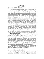 Tác động của rủi ro tín dụng đến hiệu quả kinh doanh của các ngân hàng thương mại việt nam (TT)