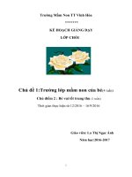 giao an Truong mam non tuan 1.2