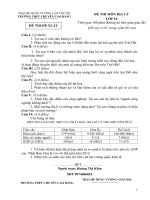 Địa lý 10 học sinh giỏi trại hè hùng vương 2016 lần thứ 12 các trường chuyên CAO BĂNG 