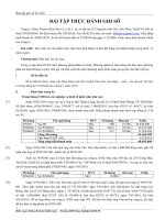 Bài tập ghi sổ kế toán