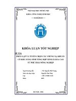 Phân lập và tuyển chọn các chủng xạ khuẩn có khả năng sinh tổng hợp xenluloza cao từ phế thải nông nghiệp 