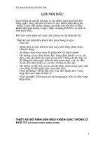 Thiết Kế Mô Hình Đèn Điều Khiển Giao Thông Ở Ngã Tư