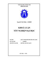 Giải pháp phát triển du lịch văn hóa của tỉnh bắc ninh 