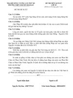 Lịch sử 10  học sinh giỏi trại hè hùng vương lần thứ XII 2016 các trường chuyên 