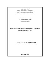 Chữ hiếu trong đạo phật và ý nghĩa hiện thời của nó 