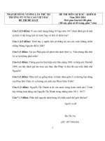 Lịch sử 10  học sinh giỏi trại hè hùng vương lần thứ XII 2016 các trường chuyên VÙNG CAO VIỆT bắc 