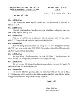 Lịch sử 10  học sinh giỏi trại hè hùng vương lần thứ XII 2016 các trường chuyên LAI CHÂU 