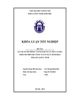 Xây dựng hệ thống văn bản quản lý chất lượng theo ISO 9000 cho công ty sản xuất bánh kẹo phi lợi tại bắc ninh 