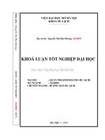 Giải pháp nâng cao thị trường khách du lịch thái lan đến việt nam 