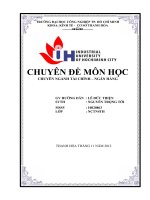 chuyen de mon hoc mon tai chinh tien te 