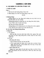 Câu hỏi tự luận và bài tập trắc nghiệm sinh học 11 nâng cao phần 2 