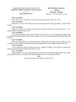 Lịch sử 10  học sinh giỏi trại hè hùng vương lần thứ XII 2016 các trường chuyên TUYÊN QUANG 