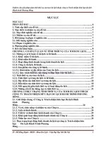 Nghiên cứu giải pháp giảm tính thời vụ của tour du lịch thuộc công ty trách nhiệm hữu hạn hành trình phương đông 