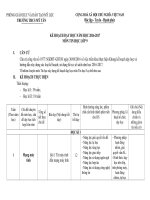 ke hoach day mon tin 9 NH 2016  2017