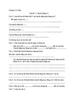 Ôn Kiểm Tra Lý 8 ( bài kiểm tra số 1)