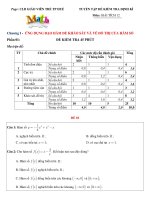 Chương i ỨNG DỤNG đạo hàm ĐỂ KHẢO sát và VẼ ĐỒ THỊ CỦA hàm số