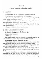 Ôn tập và kiểm tra sinh học 11 phần 2 