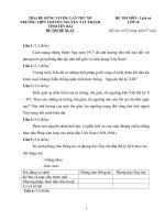 Lịch sử 10  học sinh giỏi trại hè hùng vương lần thứ XII 2016 các trường chuyên NGUYỄN tất THÀNH yên bái 