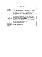 LUẬN văn THẠC sĩ   ĐẢNG bộ TỈNH bắc GIANG LÃNH đạo xây DỰNG NÔNG THÔN mới từ năm 2008 đến năm 2013