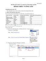 BÀI 2  HINH CHIEU VUONG GOC