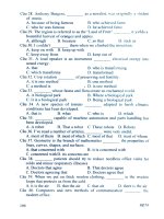 Bộ đề thi trắc nghiệm khách quan tiếng anh p4 