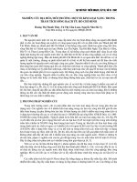 nghiên cứu địa hóa kênh rạch tp.hcm