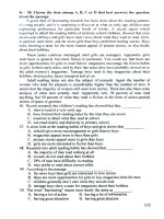 Câu hỏi trắc nghiệm tiếng anh 12 có đáp án p3 