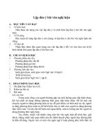 LẬP DÀN Ý CHO BÀI VĂN NGHỊ LUẬN