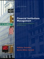 Financial institutions management  a risk management approach