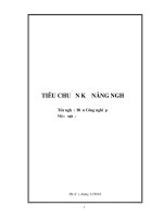 Tiêu chuẩn kỹ năng nghề điện công nghiệp