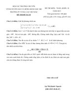 Toan 10_VCVB Đề thi (đề xuất) kỳ thi HSG các trường THPT Chuyên khu vực DH&ĐBBB lần thứ VIII, năm 2015