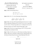 Toan 10_Nam Dinh Đề thi (đề xuất) kỳ thi HSG các trường THPT Chuyên khu vực DH&ĐBBB lần thứ VIII, năm 2015