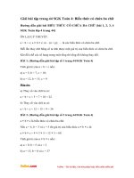 Giải bài tập trang 44 SGK Toán 4: Biểu thức có chứa ba chữ