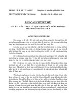 BÁO CÁO CHUYEN DE AV-HỌC KỲ 1-2014