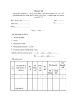 Mẫu biên bản thanh lý thuốc thử/hóa chất/sinh phẩm/vật tư y tế