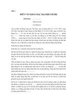 Diễn văn khai mạc Đại hội chi bộ